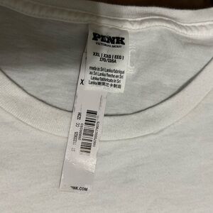 PINK Victoria's Secret White Womans shirt